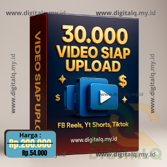 AKSES 30.000 VIDEO SIAP UPLOAD