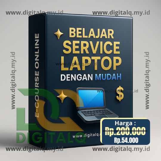 AKSES MATERI E-COURSE SERVICE LAPTOP