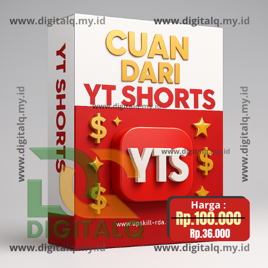 LIST MATERI E-COURSE CUAN DARI YOUTUBE SHORTS